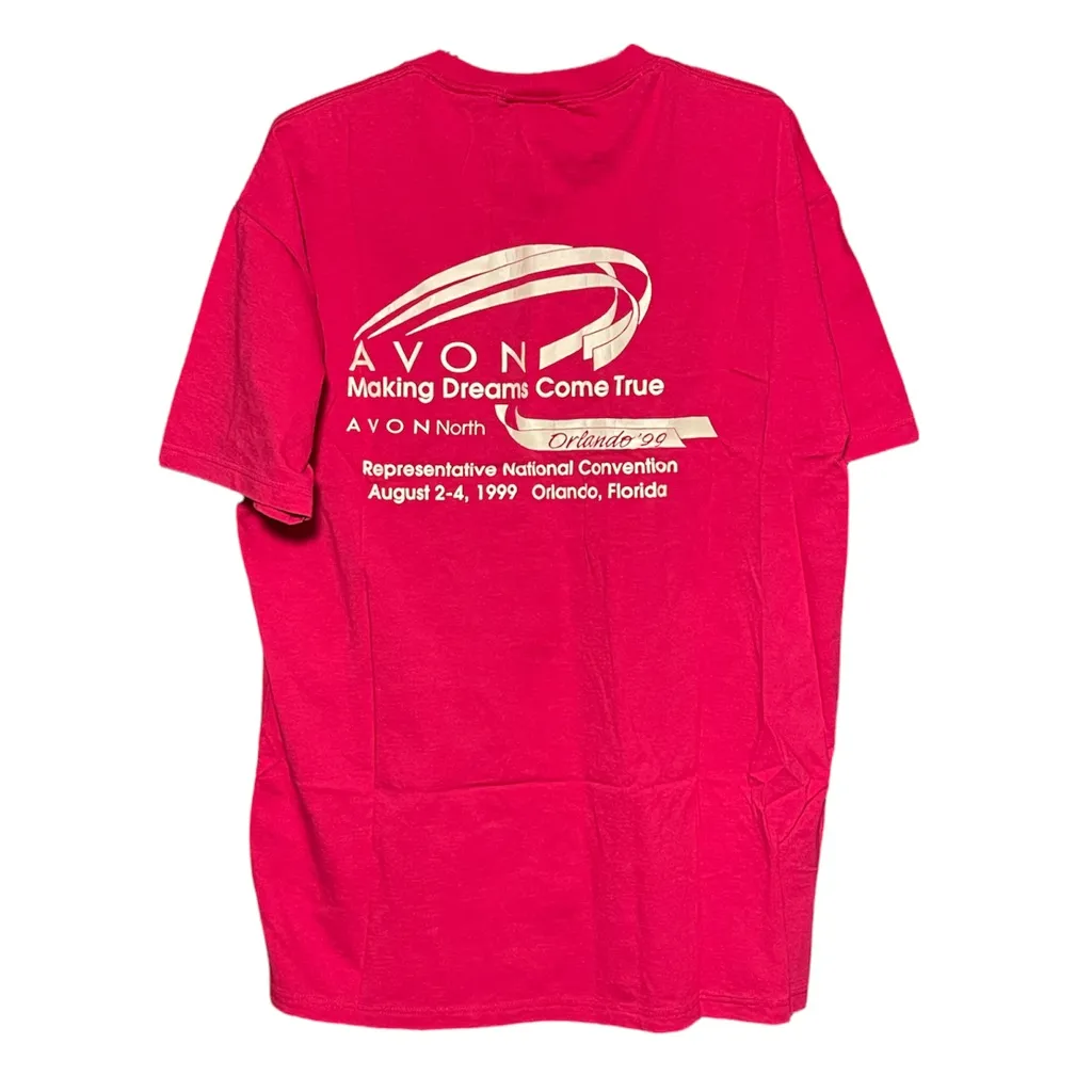 Vintage Mickey Unlimited Disney Unisex Avon Casual Tee Size Large - Image 6