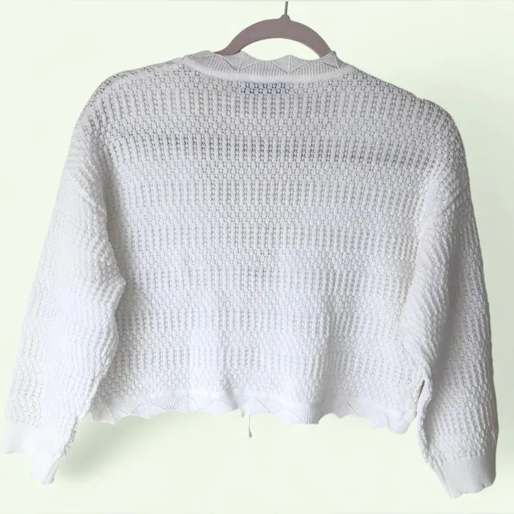 Grace Karin Ivory Knit Sweater Size M - Image 3