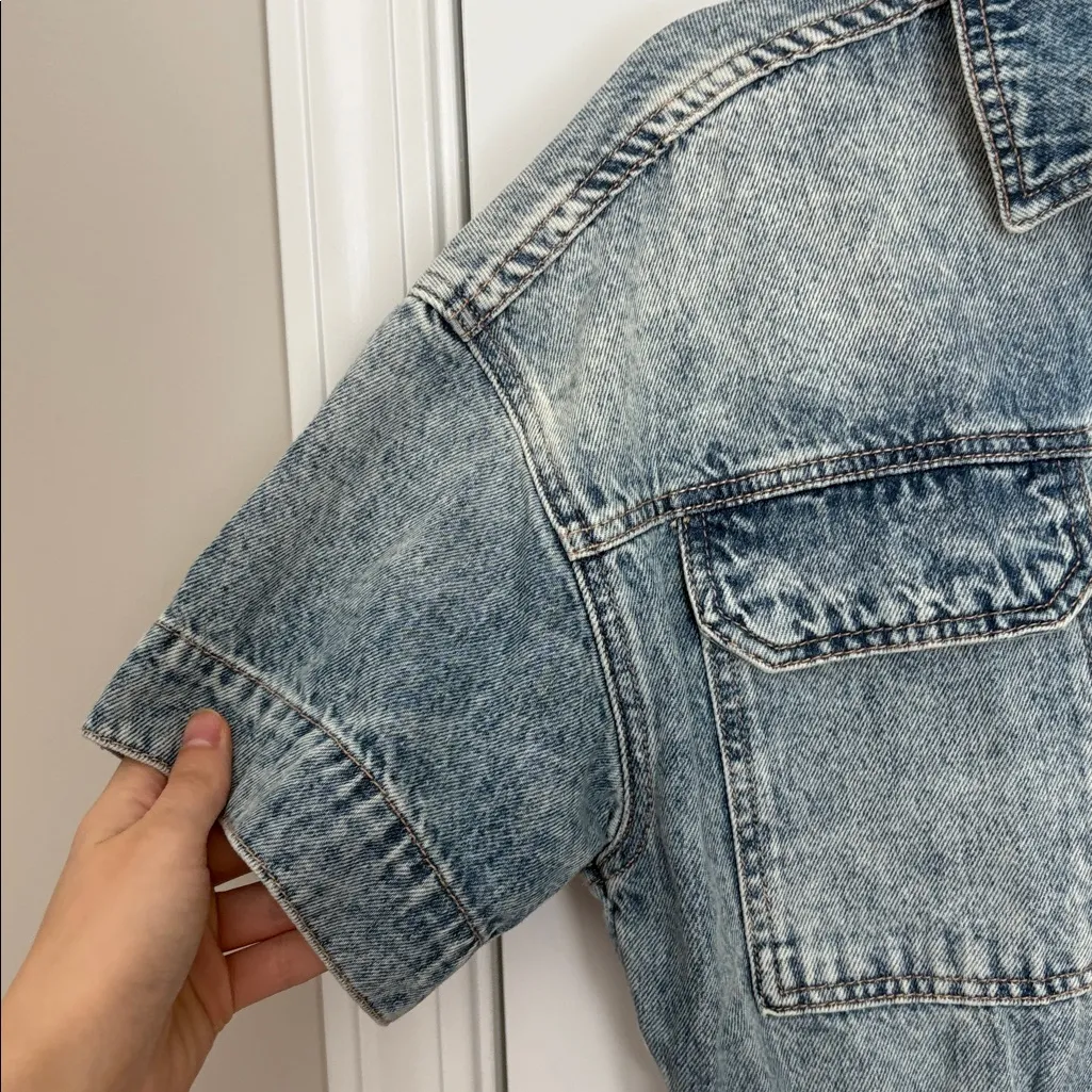 Free People Marci Cuffed Shortalls - Image 7