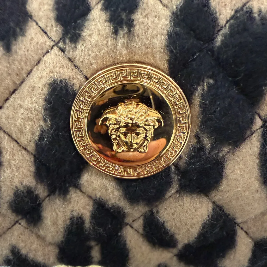 Versace Leopard Print Mini Bag - Image 4