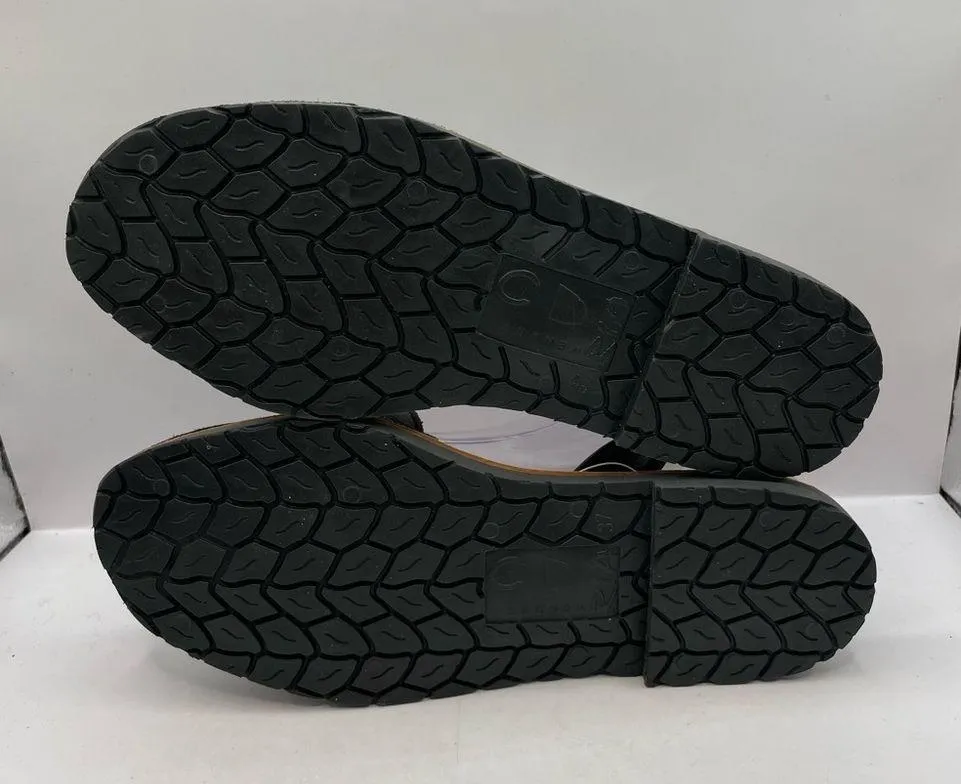 NWT Ria Menorca Open Toe Sandals Made in Spain Leather Sz37 US 6.5 Slingback F14 Black - Image 4