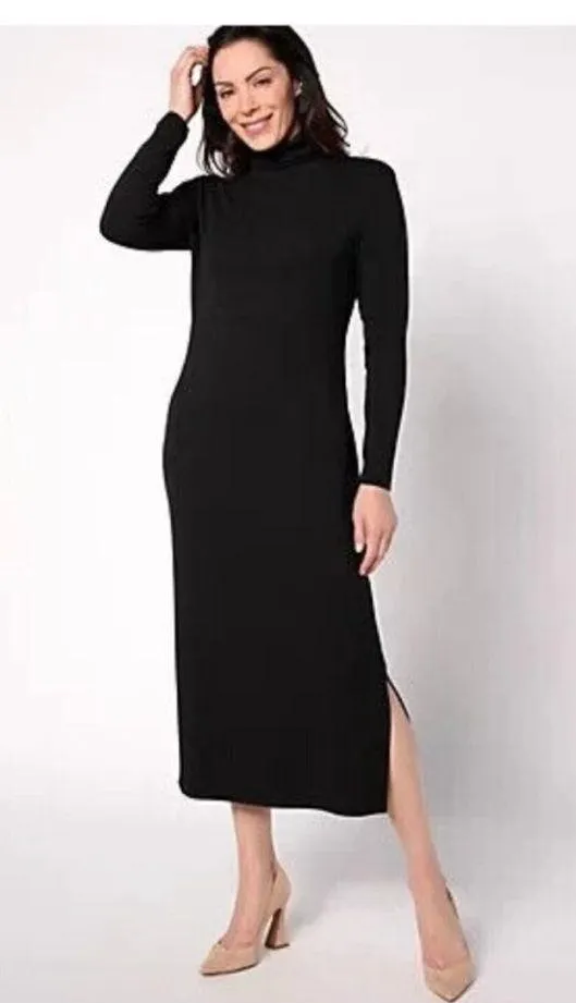 Women's black Control Finespun Jersey Tummy
Control Midi Dress XL NWT - Image 2
