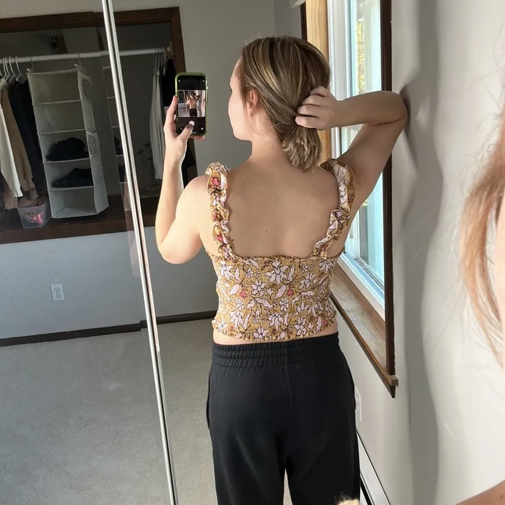 Aerie: Floral Smocked Tank - Image 2