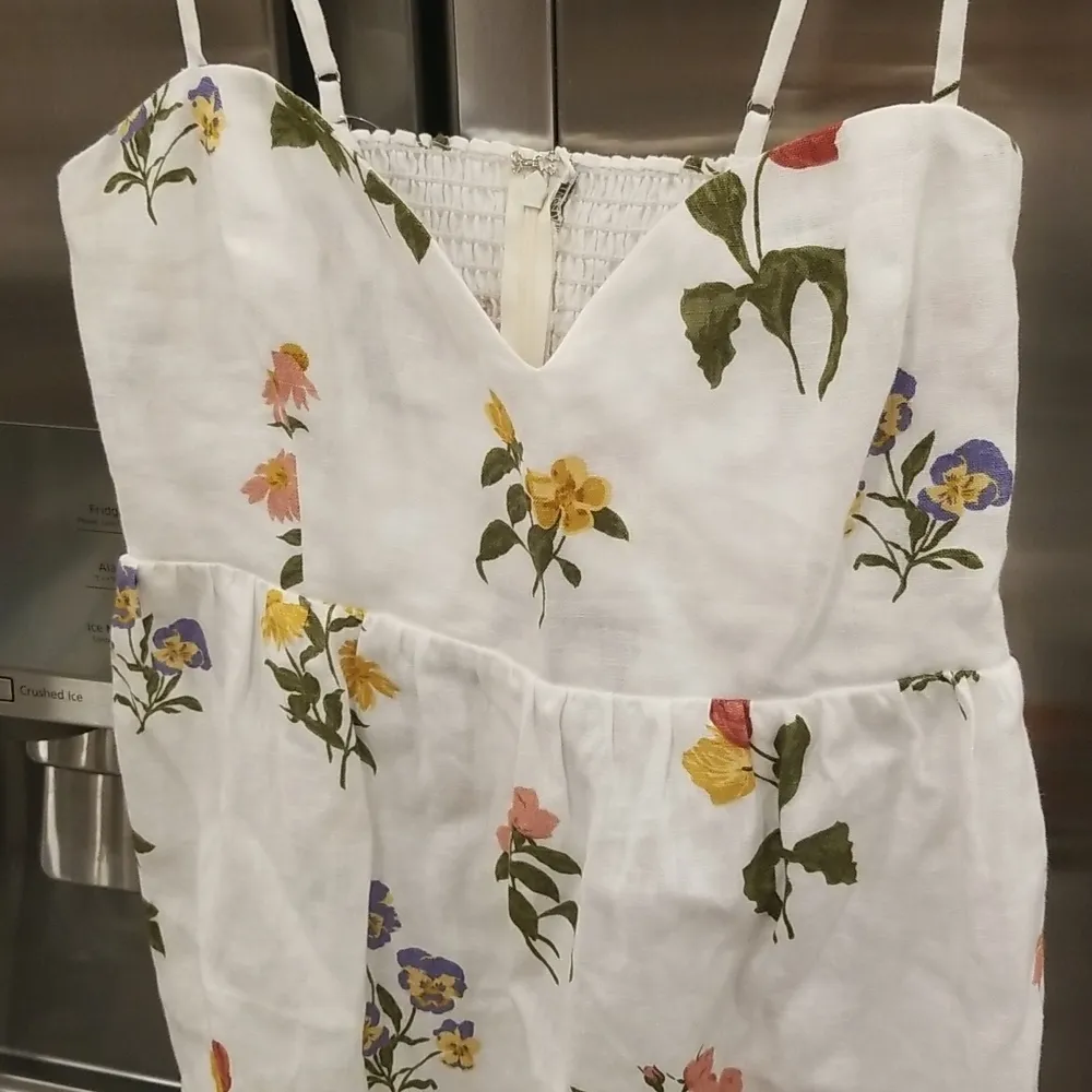 💕REFORMATION💕 Martin Linen Dress ~ Botanical 10 NWT - Image 11