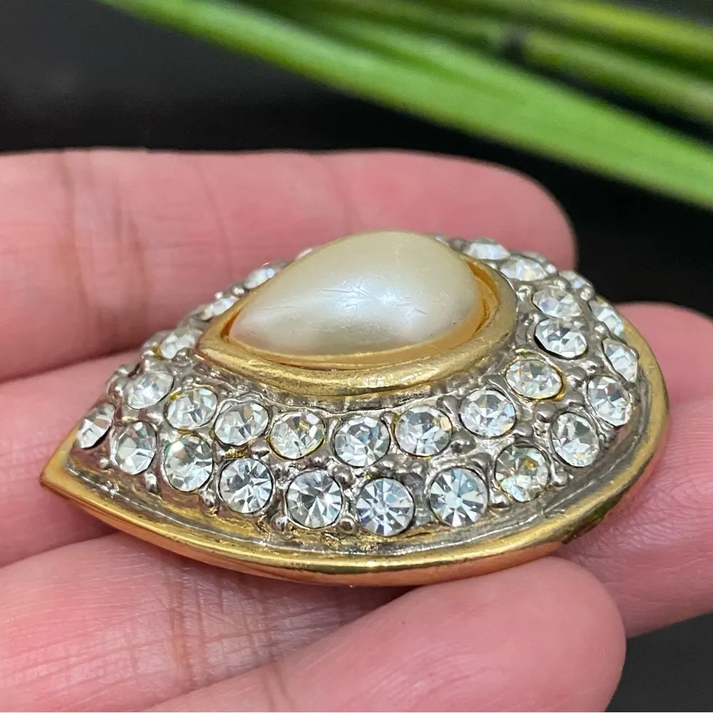 Vintage Unsigned Runway Huge Teardrop - Image 8