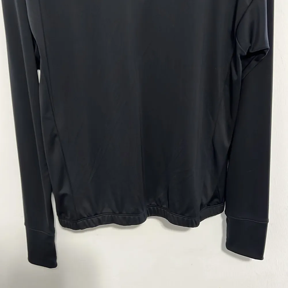 UNDER Armour Black Long Sleeve Shirt with Hood Size Small - Image 3