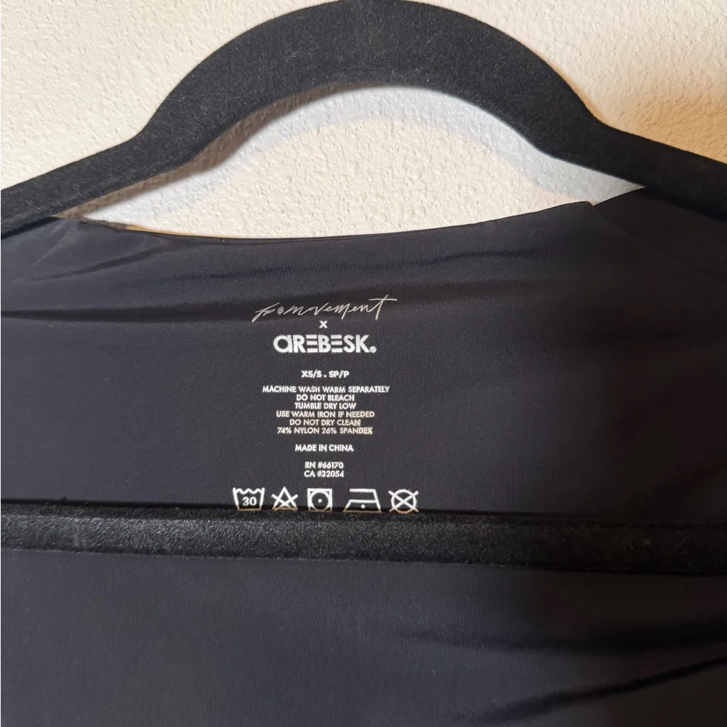 Free People Movemennt x arebesk sport mesh bolero Black Size undefined - Image 6