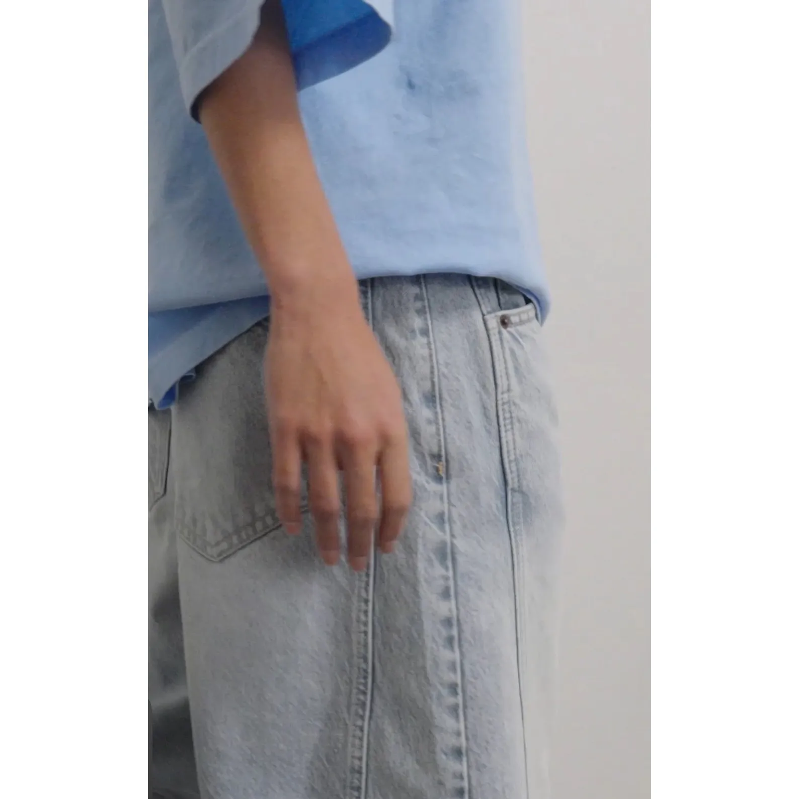 Free People Barrel Lucky You Wide Leg Jeans Size‎ 30 NWT - Image 8