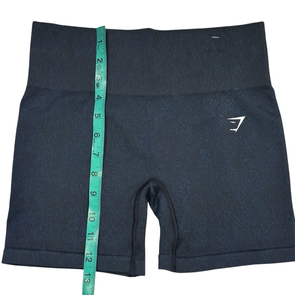 Gymshark Athletic Blue Spandex Shorts Size Medium - Image 8