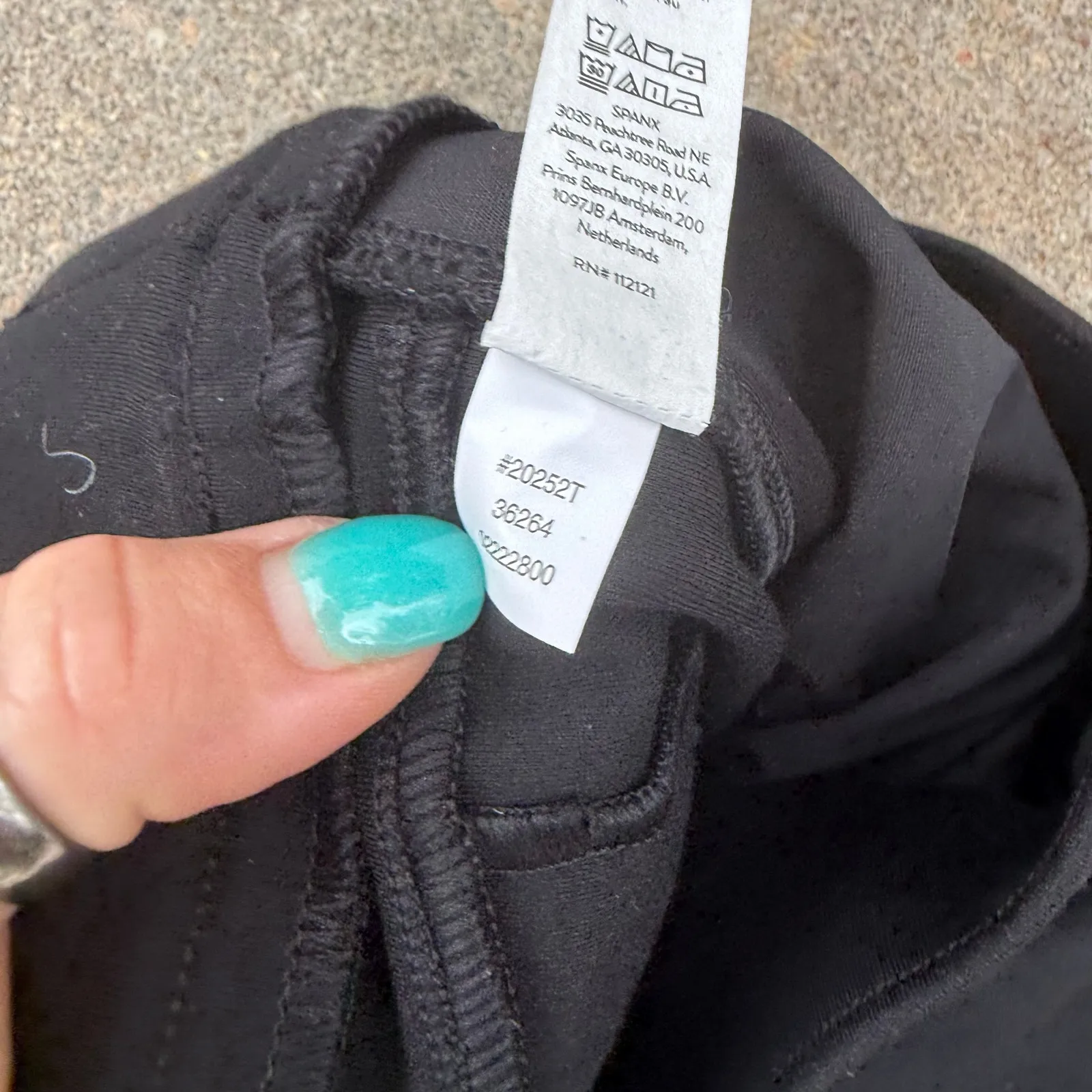 SPANX 20252T The Pant in Black Knit Ponte Hi-Rise Flare XL Tall NWT 20252T - Image 8