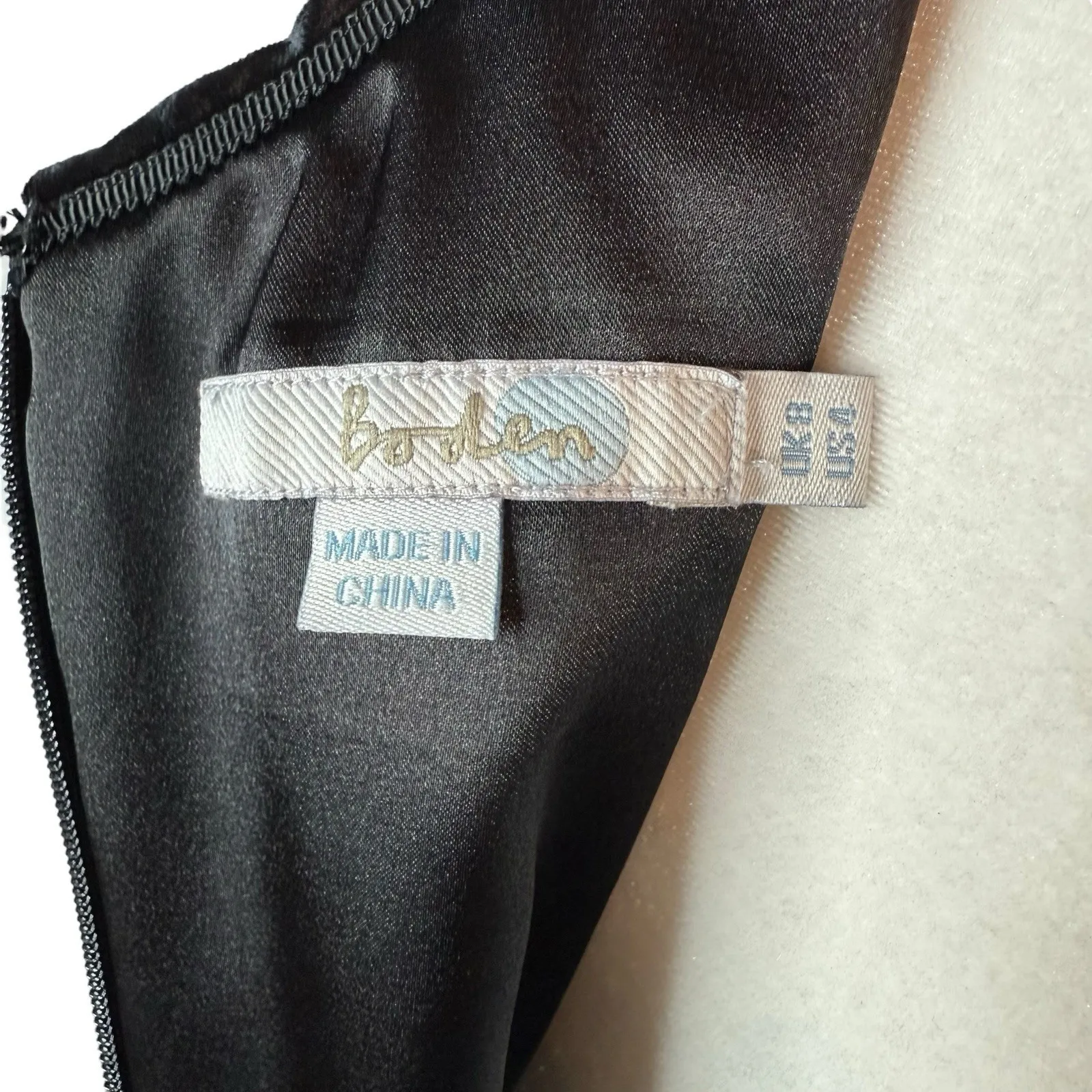 NWOT Boden Martha Top Silk Velvet Black Half Sleeve Blouse Size 4 Formal‎ Casual - Image 8