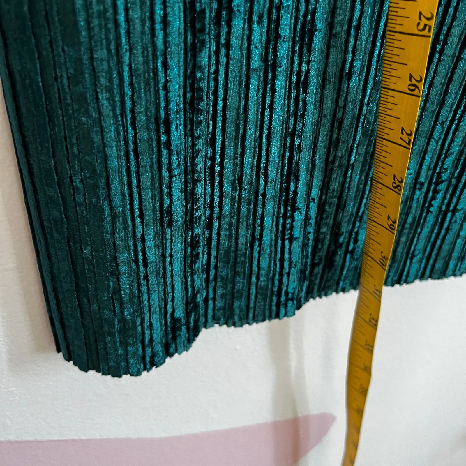 Vintage Blue Velvet Maxi Skirt Y2K 90s Grunge Witchy Fairycore Goth Retro Medium - Image 4