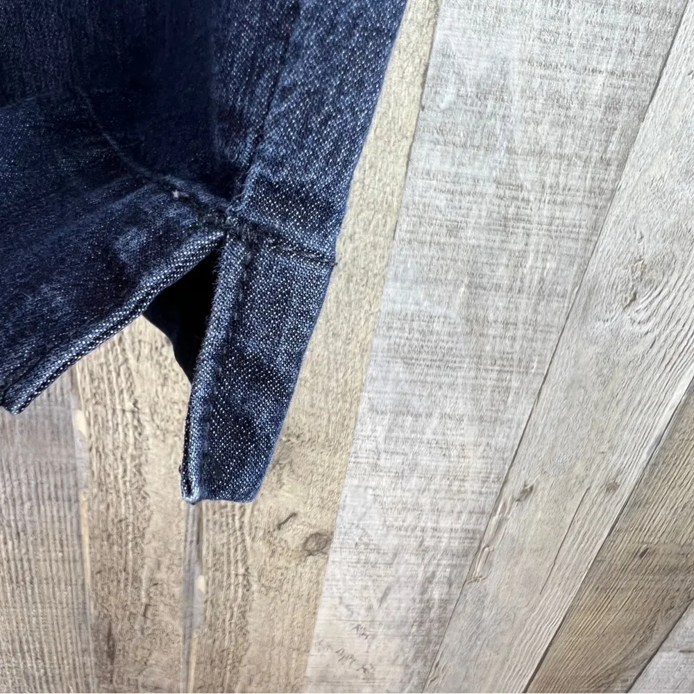 Lee Just Below The Waist Size 12 Medium Dark Blue Wash Capri Jeans Front… - Image 3