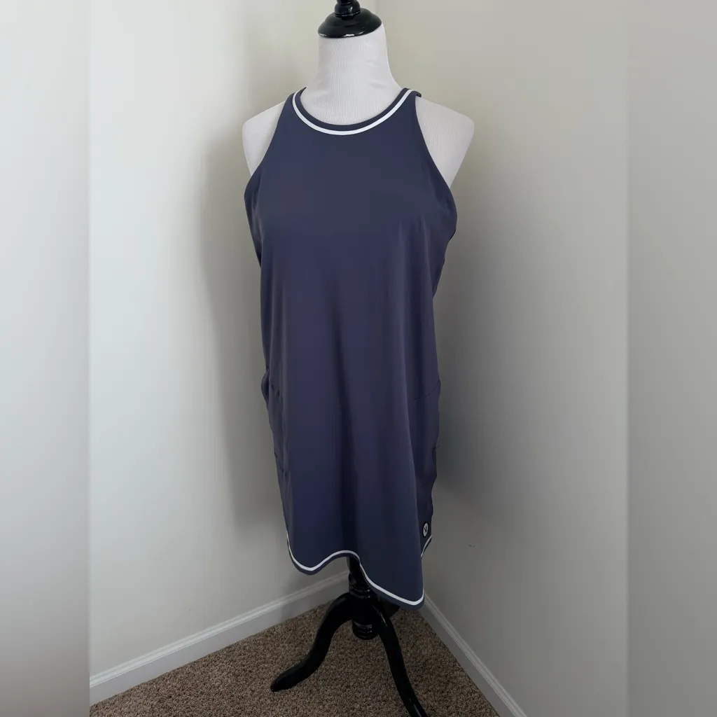 Vuori Women's Volley Dress in Azure Blue Size XL - Image 3