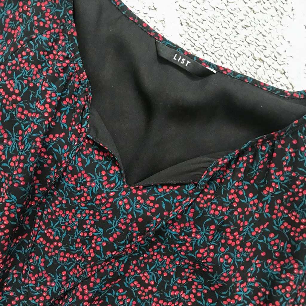 Revolve List holiday ruffle cinch waist dress sm. - Image 7