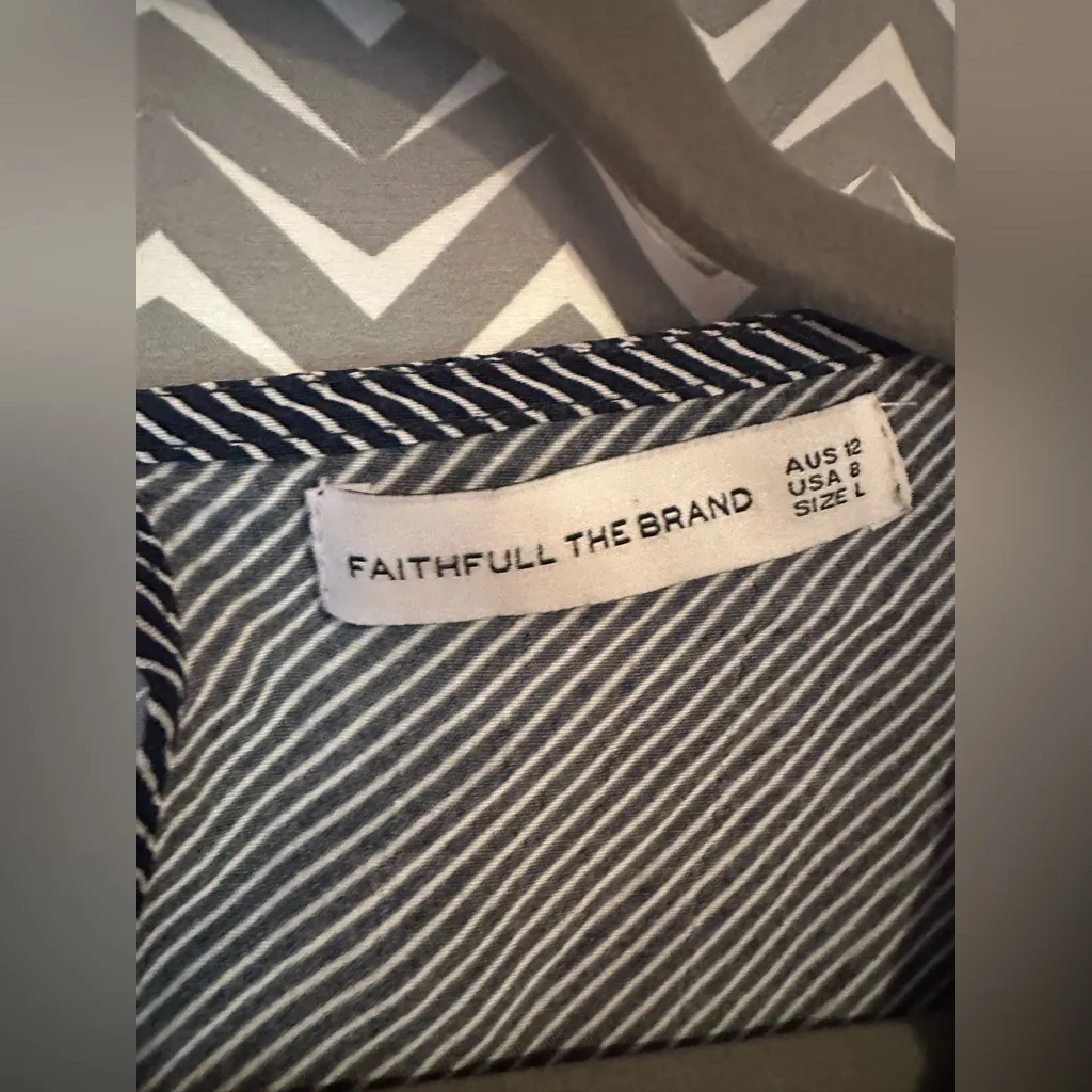 Faithfull the Brand | Vinci Tie-Front Dress, size US8 - Image 8