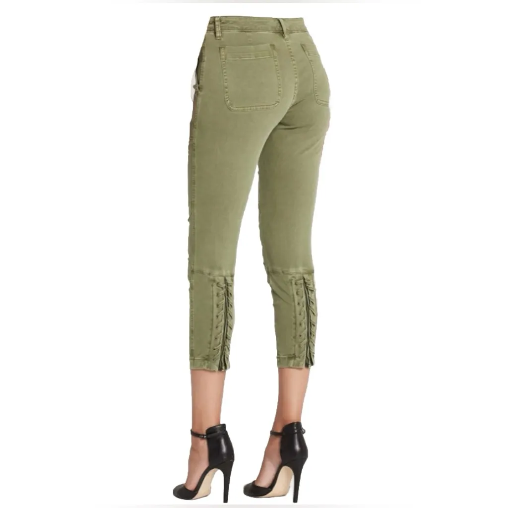 Current Elliott The Weslan Skinny Pants Women’s Army Green Size 32 - Image 2