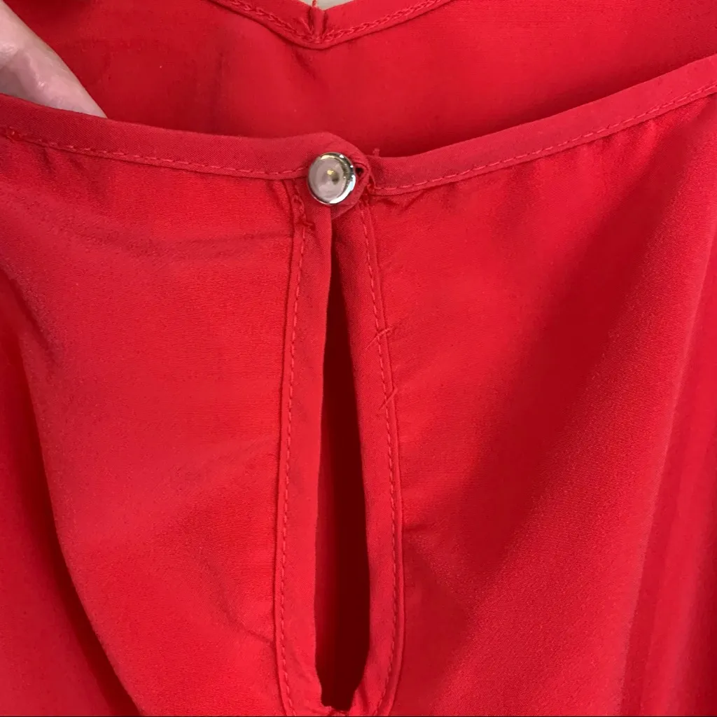 One Clothing Red Tank Romper S/M Small Medium Retro - Image 5