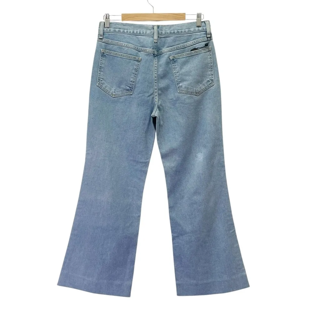 NWT Rag & Bone Justine Wide Leg Ankle Jeans Size 29 Broken Nelly Light Wash NEW - Image 3