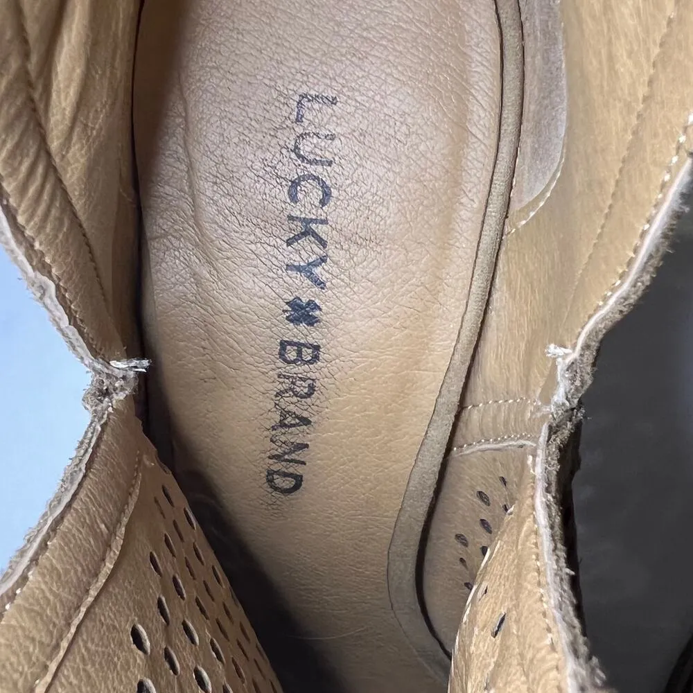 Lucky Brand Women's Leather Booties Size 9 - Image 5