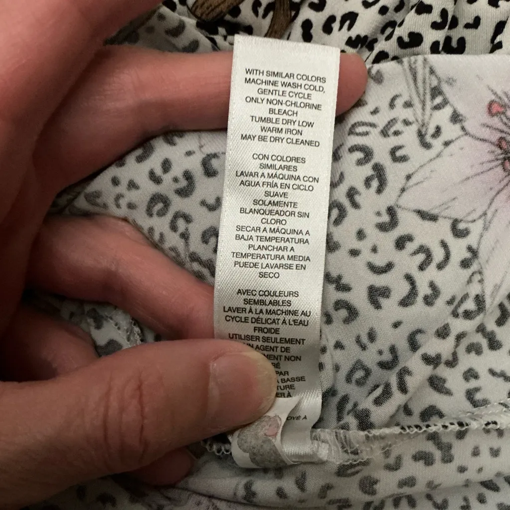 WHBM cheetah floral dressy tank top - Image 3