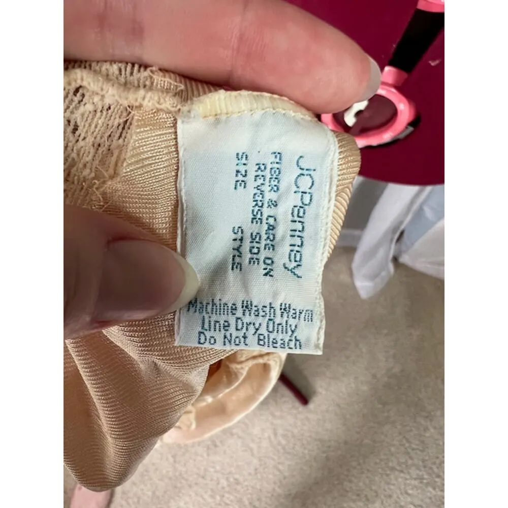 dress slip negligee nightgown nude sz 32 Tan Size M - Image 9