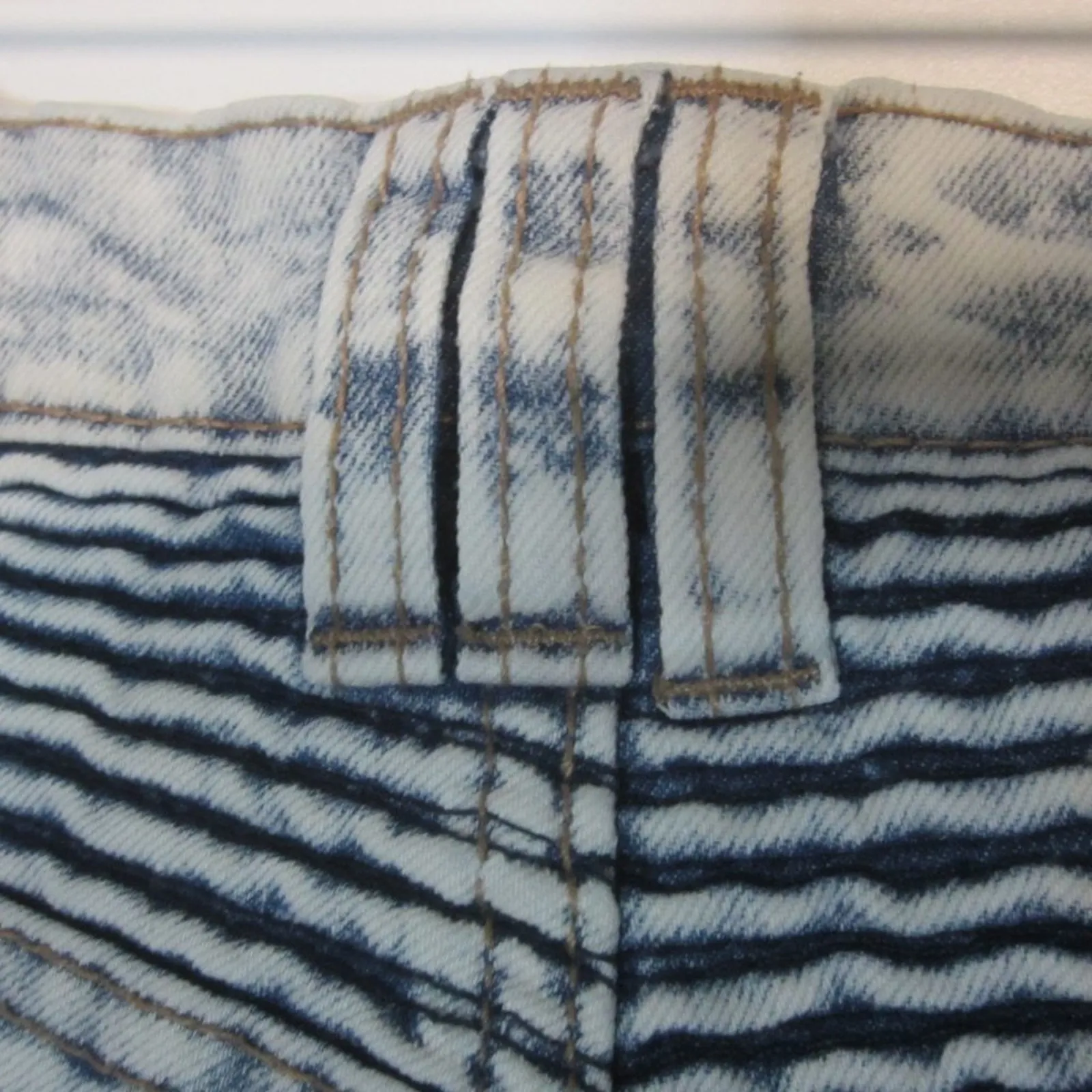 Y2K Moto Biker Acid Wash Skinny Jeans Steve’s Jeans Size 14 Silver - Image 8