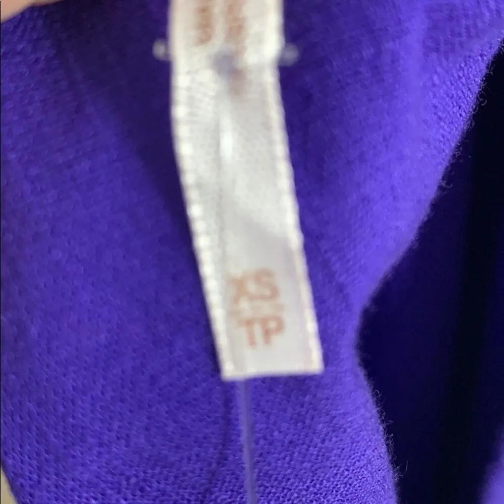 Free People Clear Skies Purple Cold Shoulders Tunic Dress - Image 4