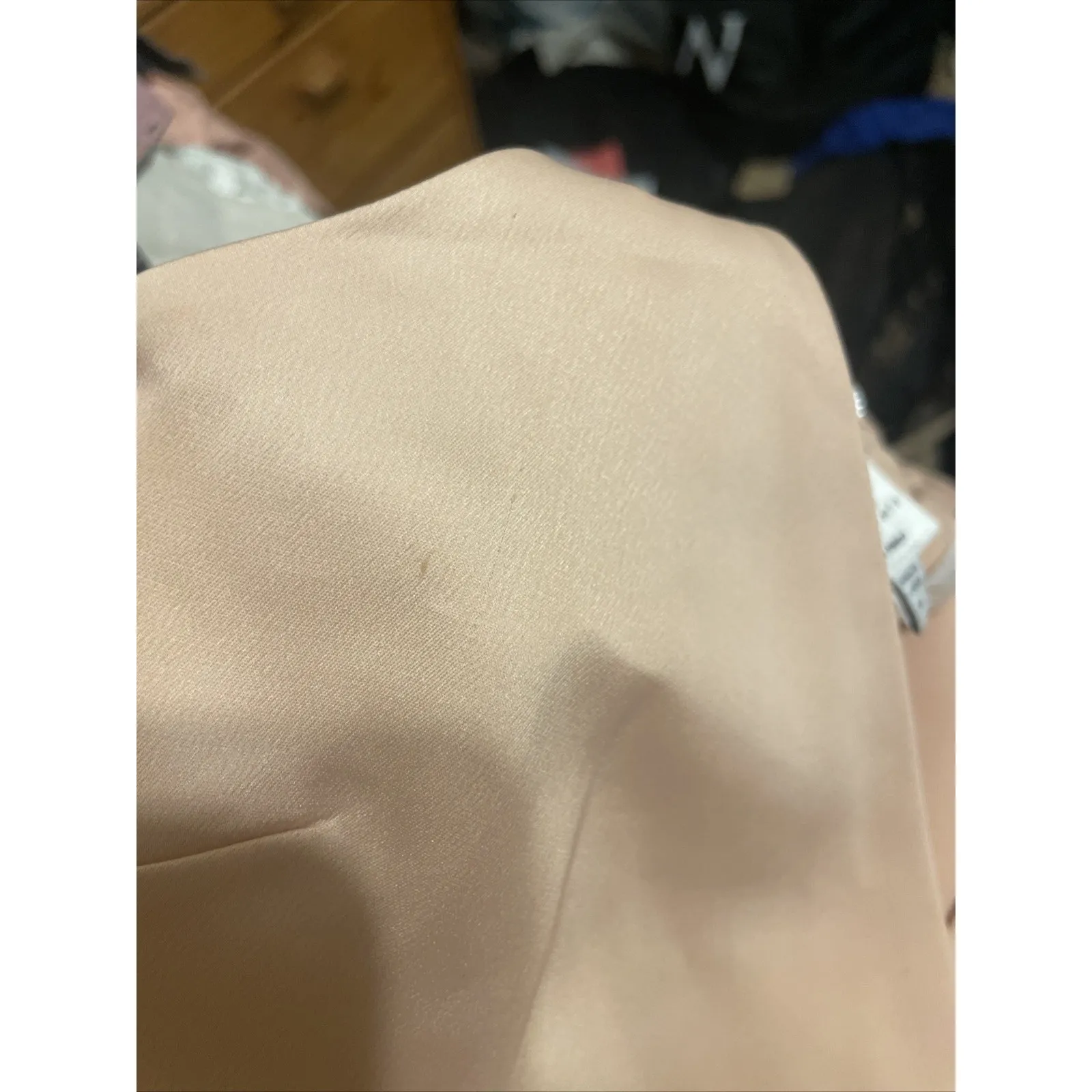 L’Academie Revolve The Wrap Satin Midi Slip Dress In Sand Size XS - Image 11