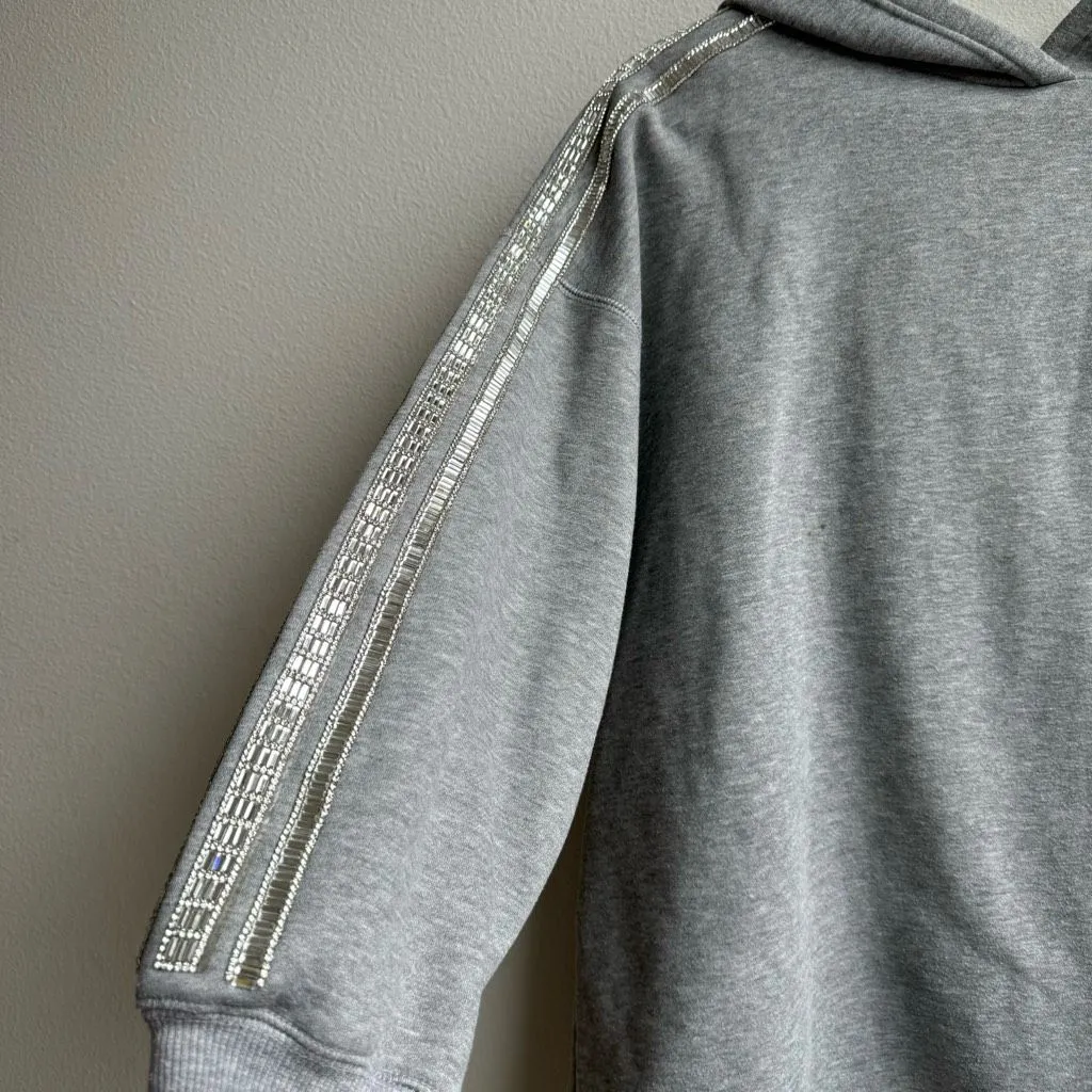 Urban outfitters Jewel Gem Stone Sleeve Oversized Hoodie Size Medium - Image 2