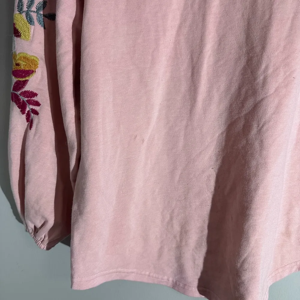 Matilda Jane Pink Embellished Puff Sleeve Sweatshirt - Image 2