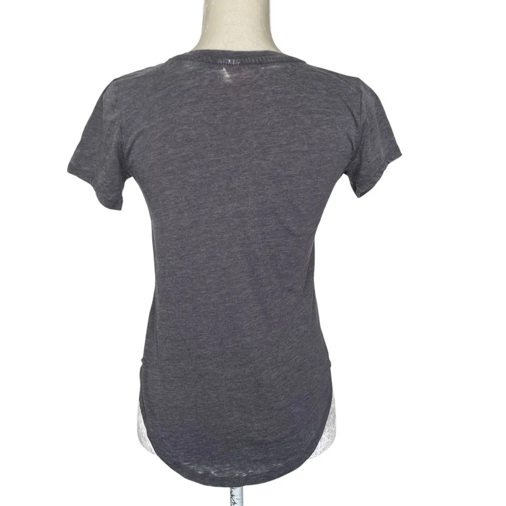 Disney Lilo & Stitch Simply Stitch Gray Graphic T-Shirt  Women’s Size XS - Image 4