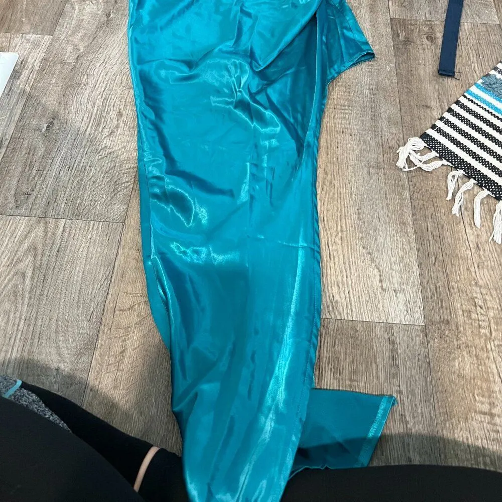 NWT Hello Molly Sleekest Girl Midi Dress Teal 6 - Image 6