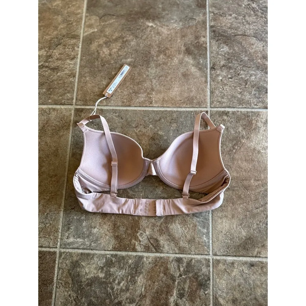 Skims Fits Everybody T-shirt Demi Bra Clay Size 34A - Image 4