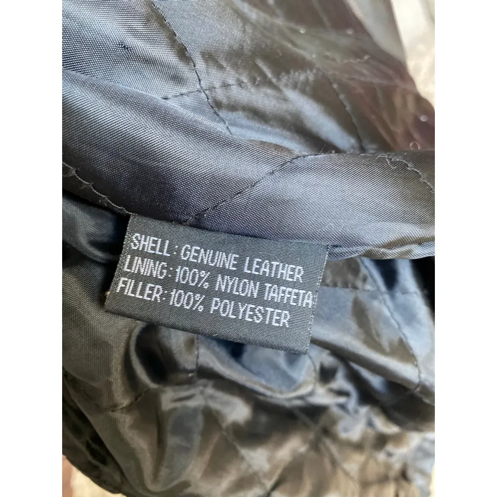 Winlit Leather Patchwork Coat Hood Urban Luxe Quiet Edge Avant - Image 7