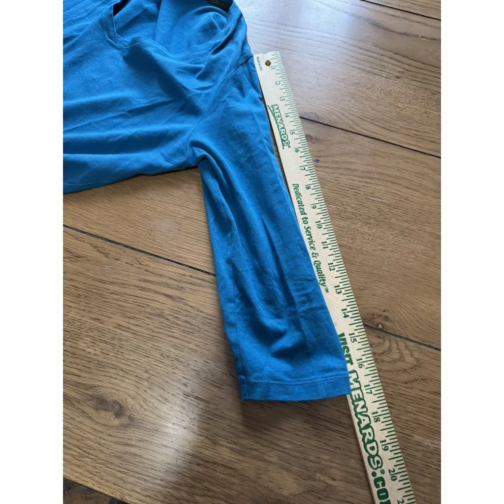 Eddie Bauer Women Shirt Size Medium Classic V Neck Preppy Lightweight Outdoor - Image 6