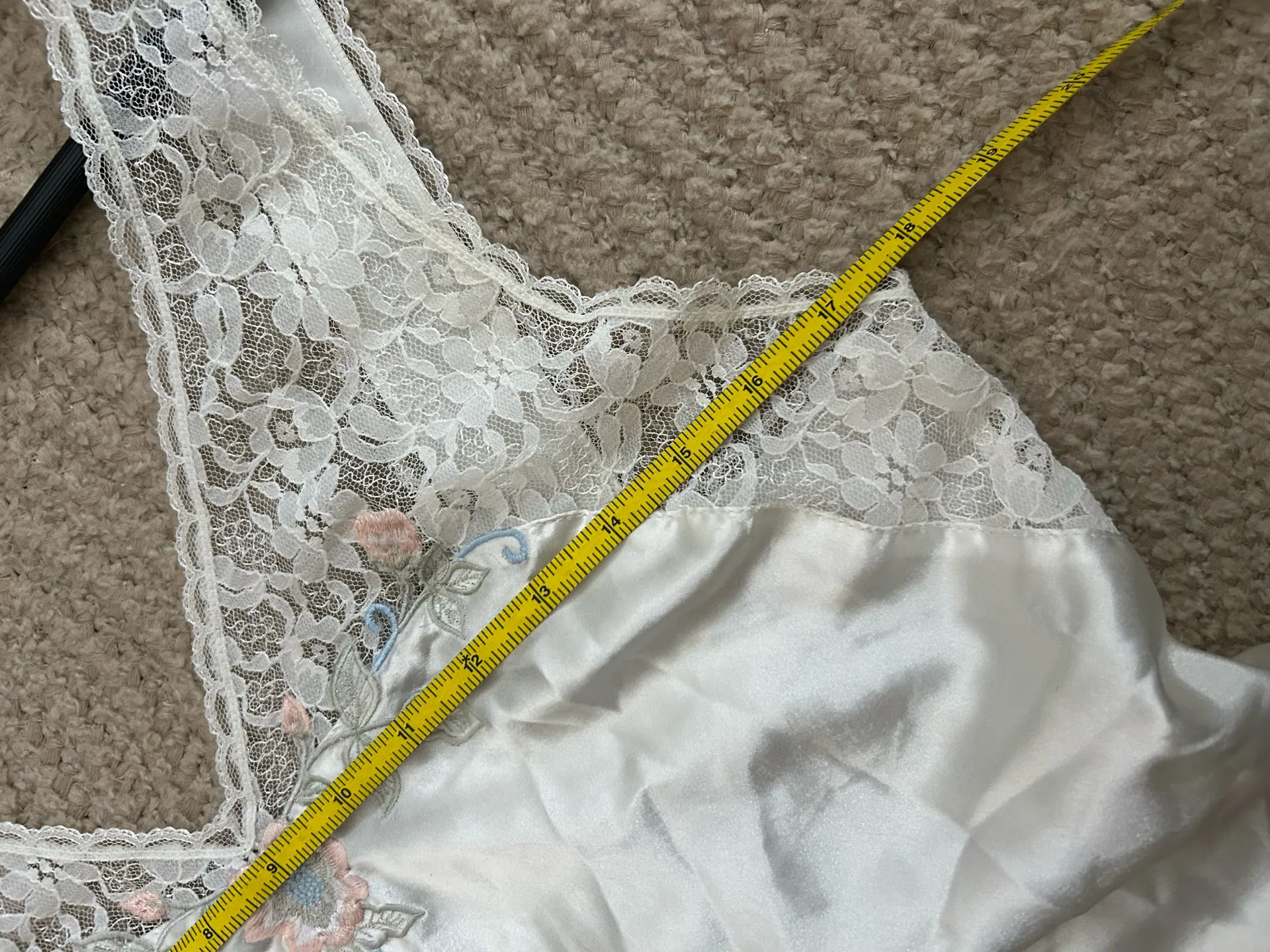 Vintage cottage core fairy nightgown White Size M - Image 7