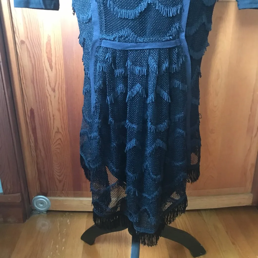 Lip Service Vintage On The Fringe Gothic Victorian Tassel Fishtail Skirt S - Image 7