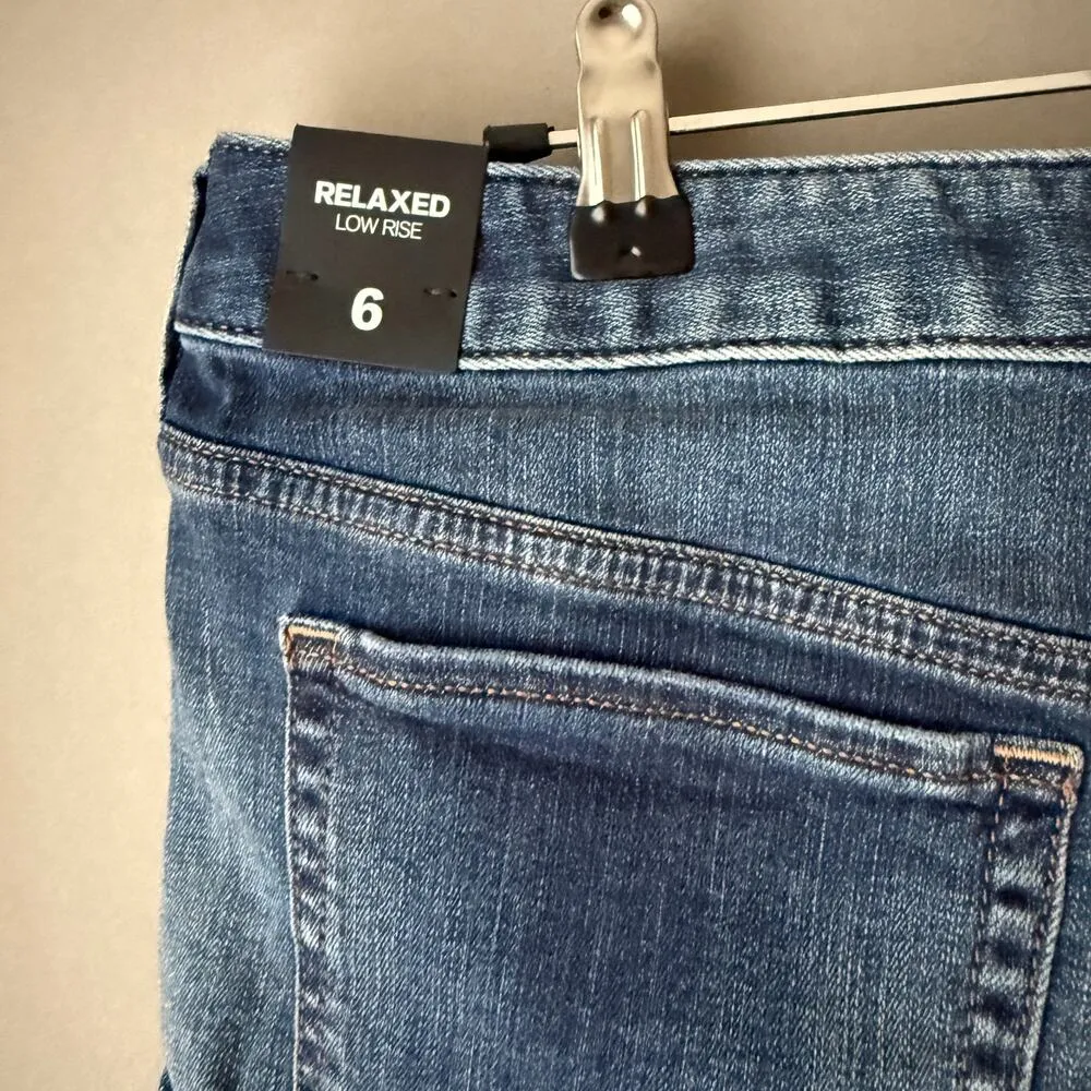 EXPRESS  sz 6 blue‎ precision fit denim shorts NWT - Image 5