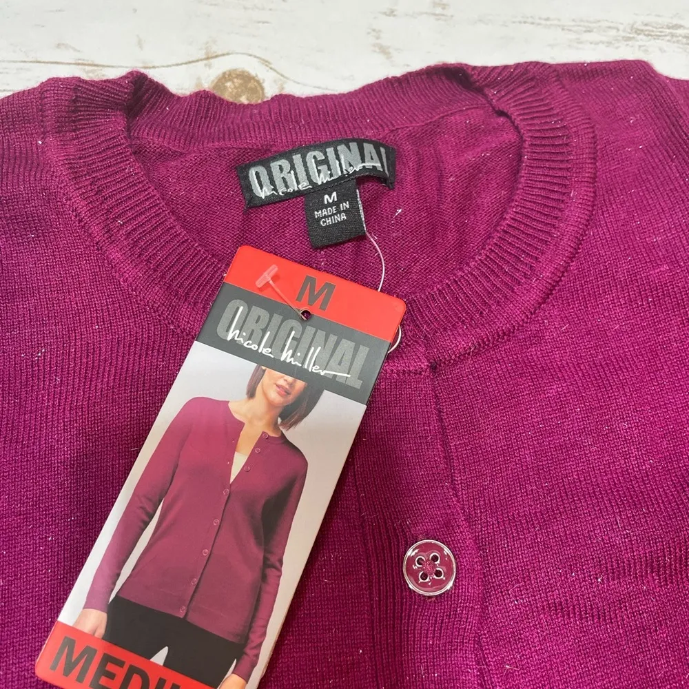 Original Nicole Miller Cardigan NWT - Image 2