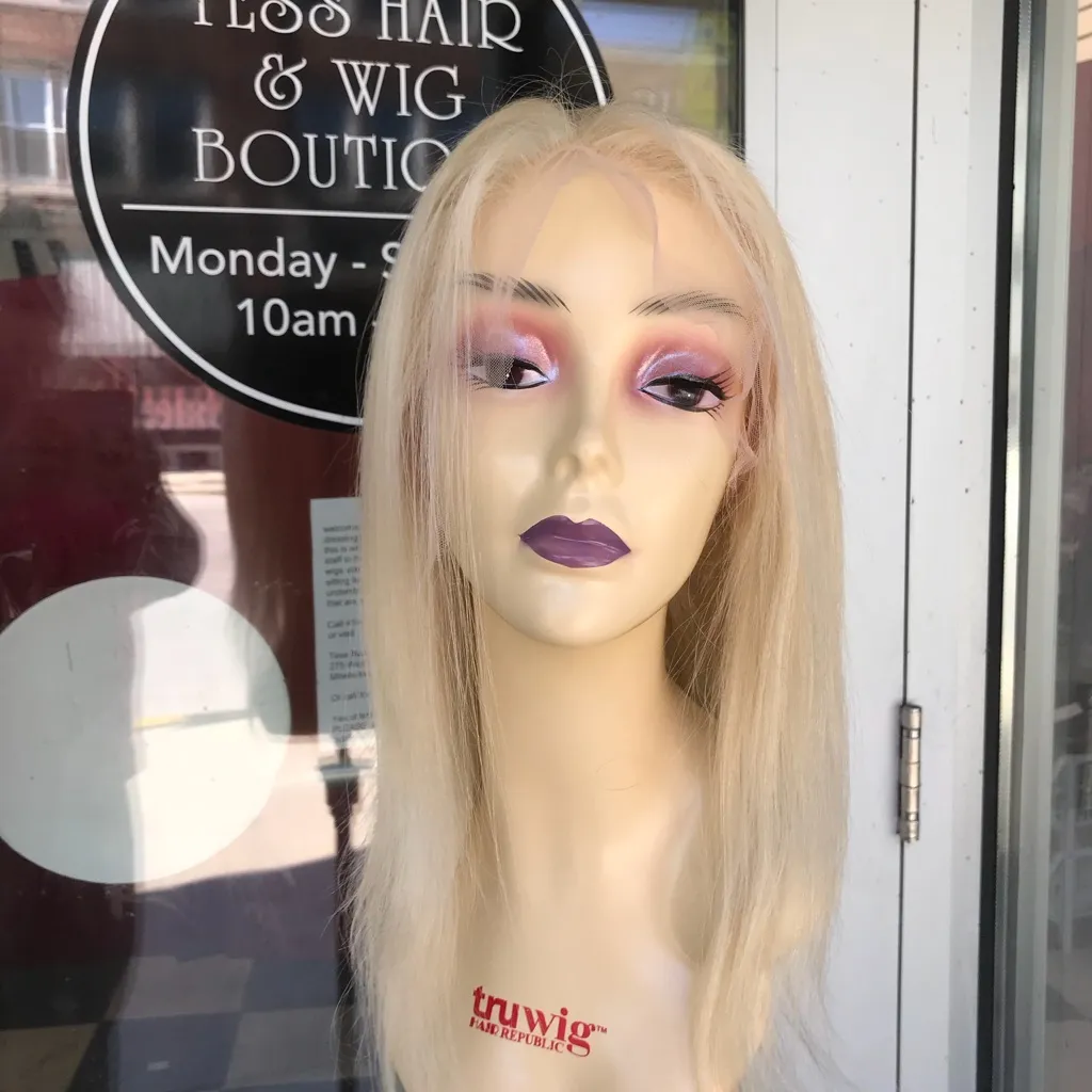 Fulllace Human hair blonde 613 Remy silky lace Wig - Image 3