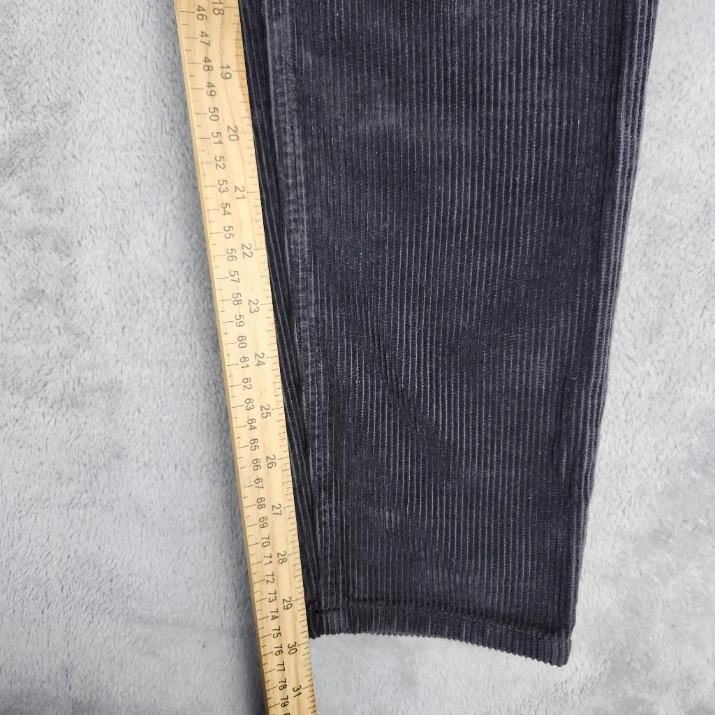 UO BDG Womens High Rise Mom Corduroy Pants Gray Size 27 - Image 6