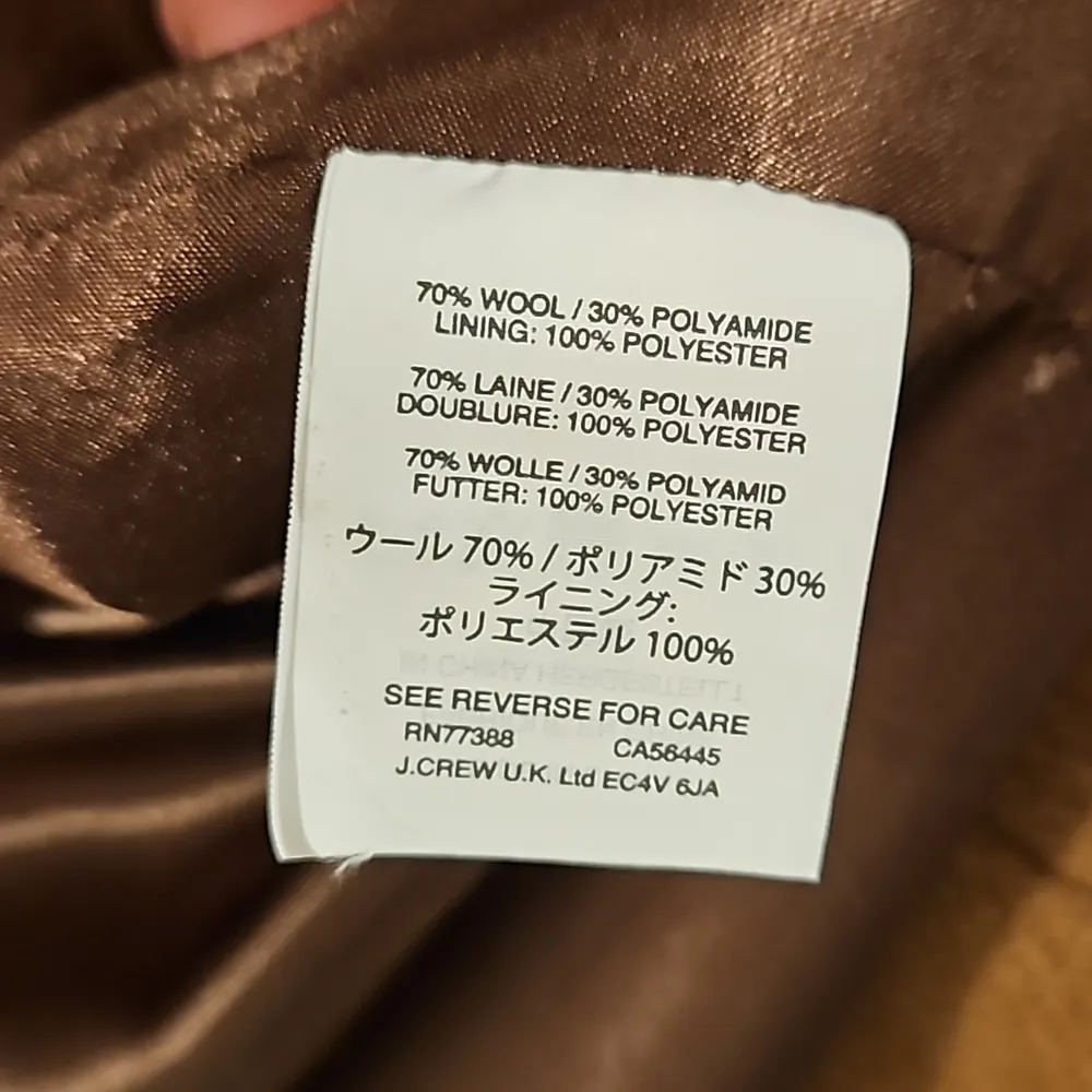 💕J. CREW💕 Cocoon Coat in Italian Stadium-Cloth Wool Blend ~ Heather Acorn 10 - Image 15