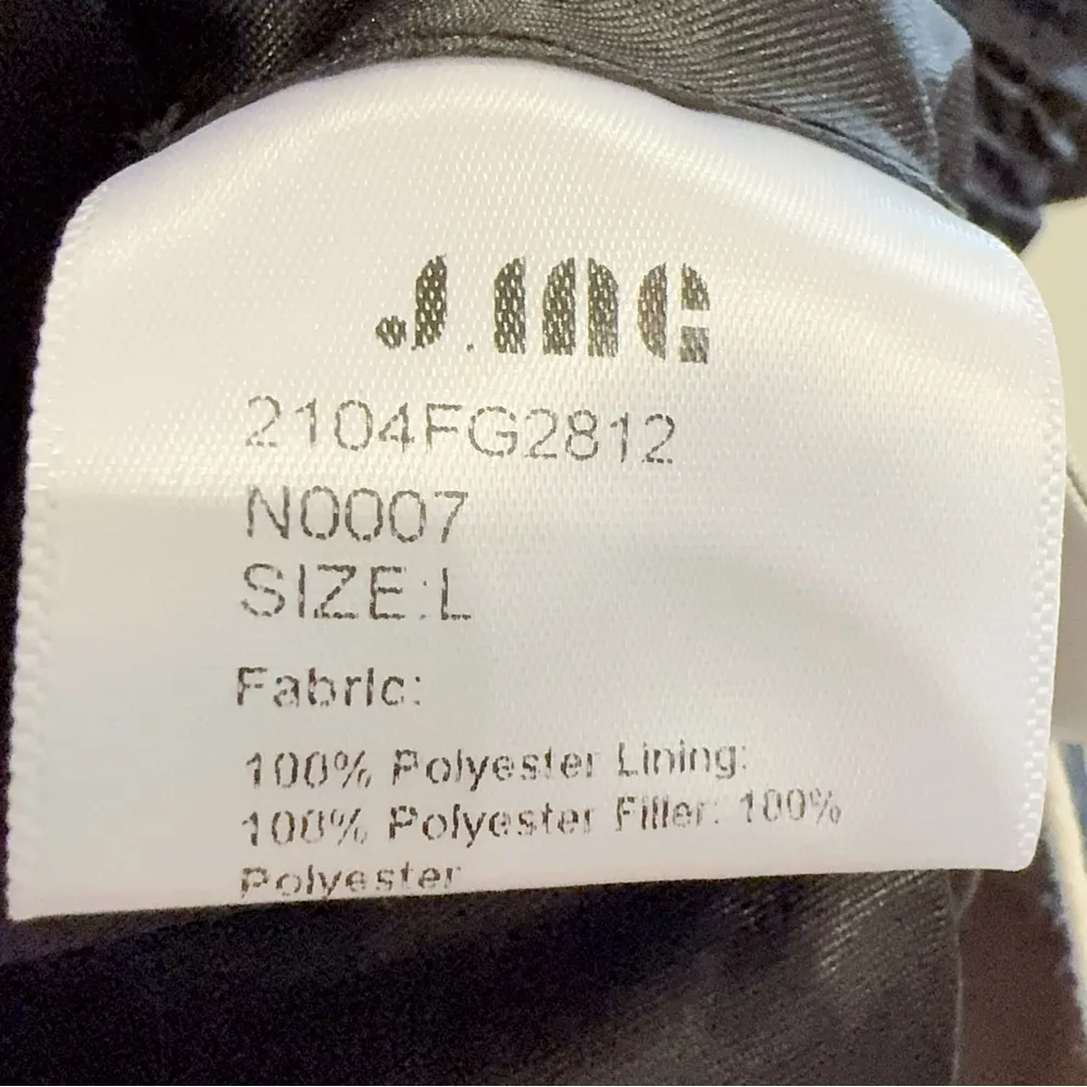 J.ING Black Bomber Jacket Outwear NWT Size L Size L - Image 7