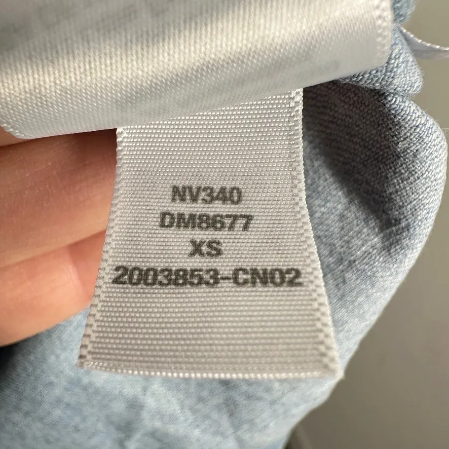 Madewell Chambray Denim Tunic Dress V Neck Sleeveless Shirt Dress Shift Casual - Image 10