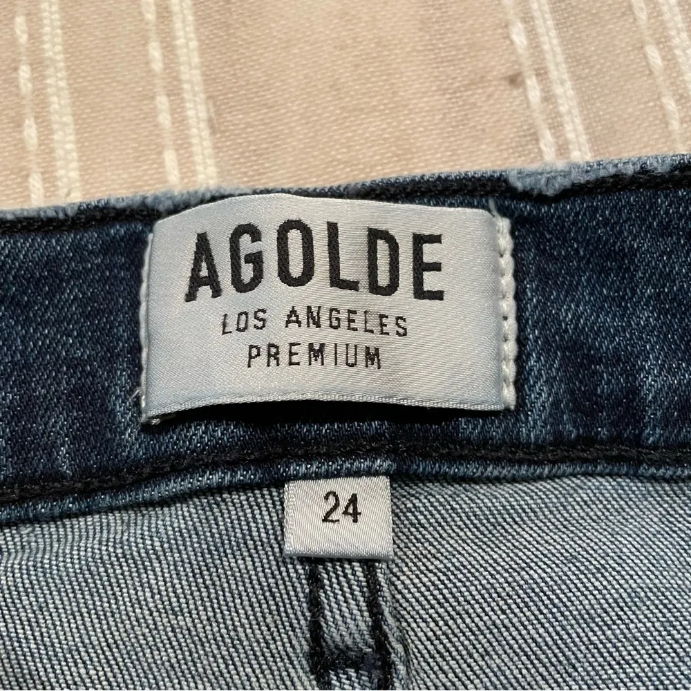 Agolde Sophie High Rise Skinny Crop Jeans in Paradox Distressed 24 - Image 6