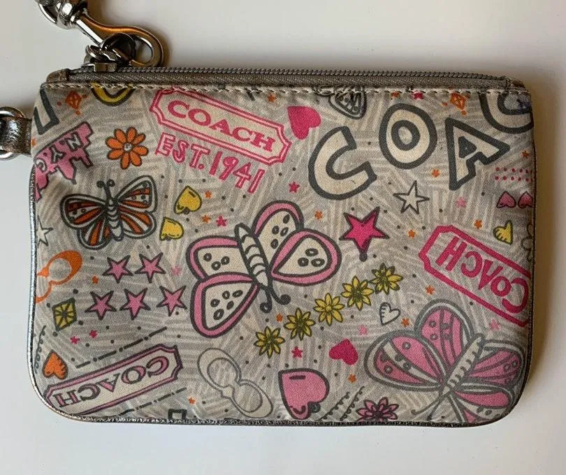 Coach Wristlet Silver - Image 2