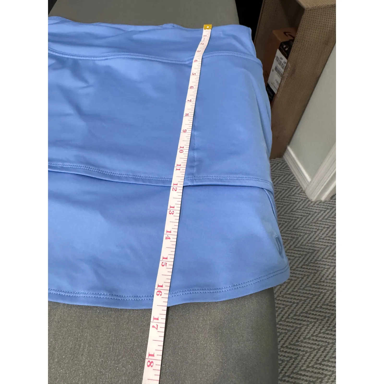 FootJoy Blue Performance Golf Skort Layered Active Skirt Size L - Image 11