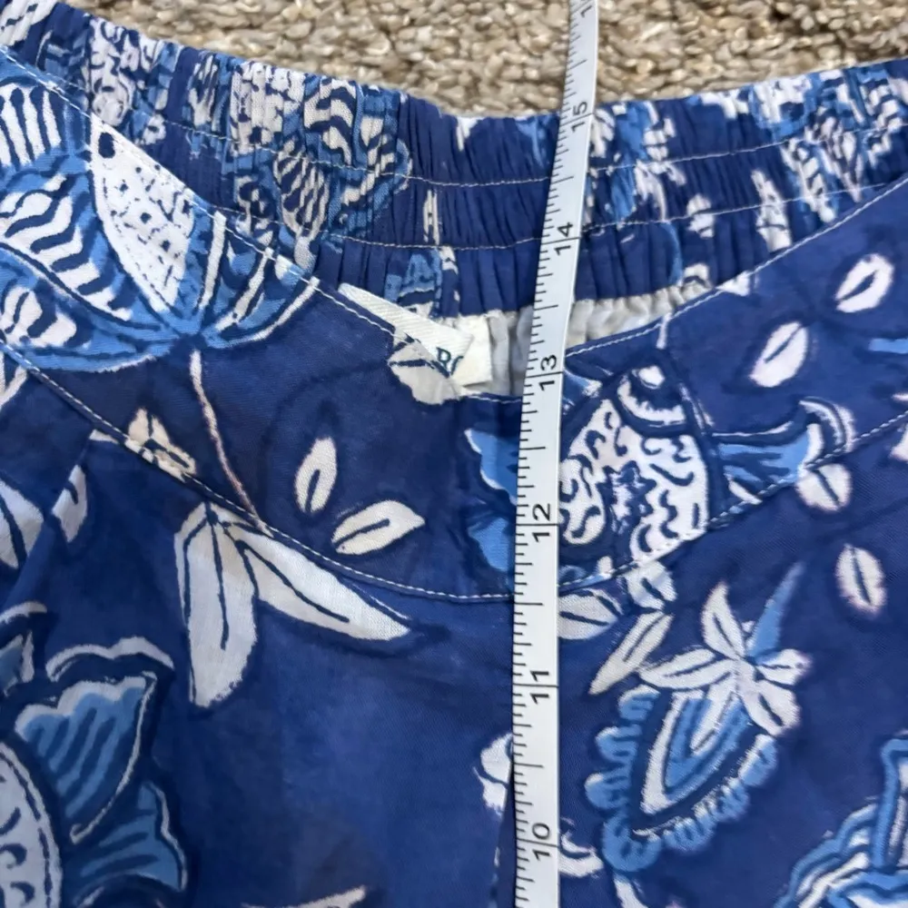 Beau & Ro Murray Pant in Classic Blue Floral Size Small Wide Leg High Waist - Image 6