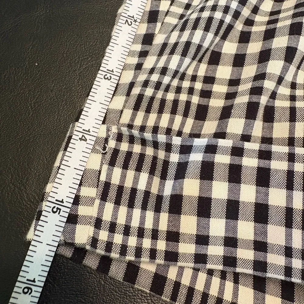 The Limited Black and White Checkered Women's Shorts size 10 - Image 9